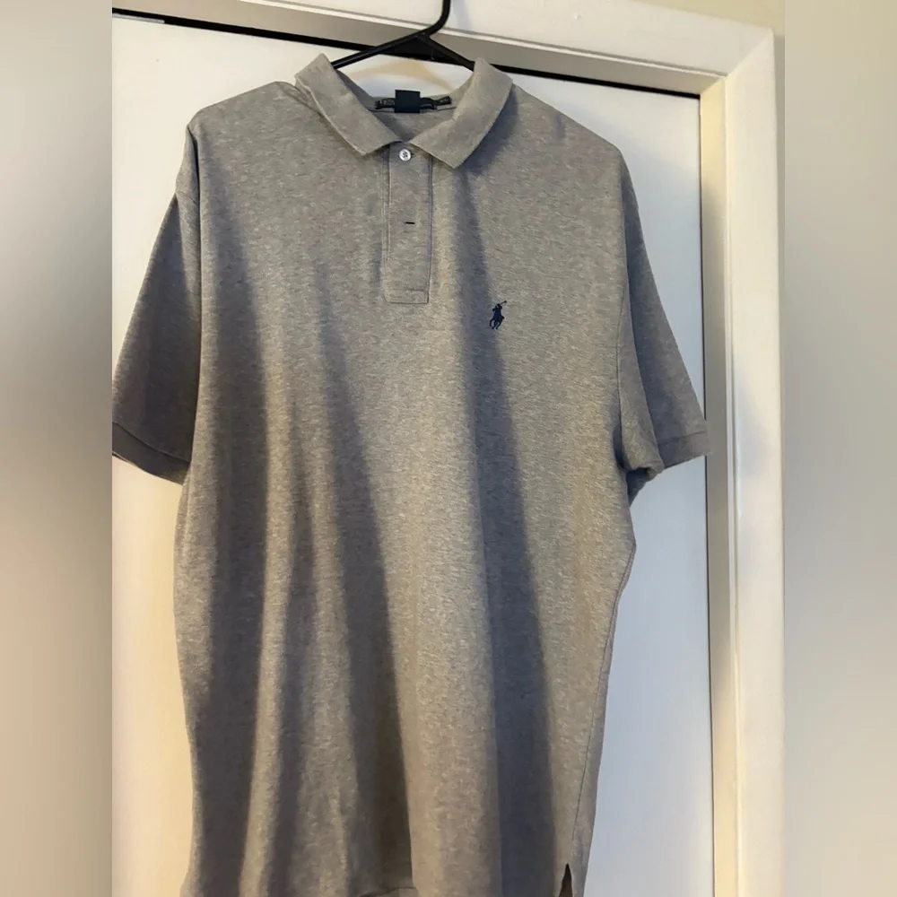 VGC-XL Ralph Lauren Polo classic  Light Gray Polo Golf Shirt Short sleeve